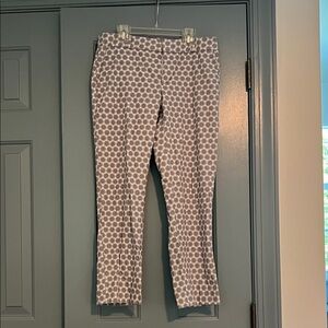 Banana Republic Gray Patterned Pants